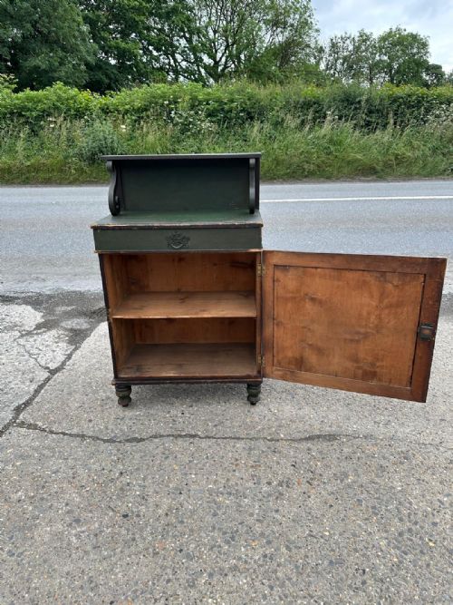 VICTORIAN PINE CUPBOARD WITH RAISED SHELF - ADDITIONAL PHOTO 2