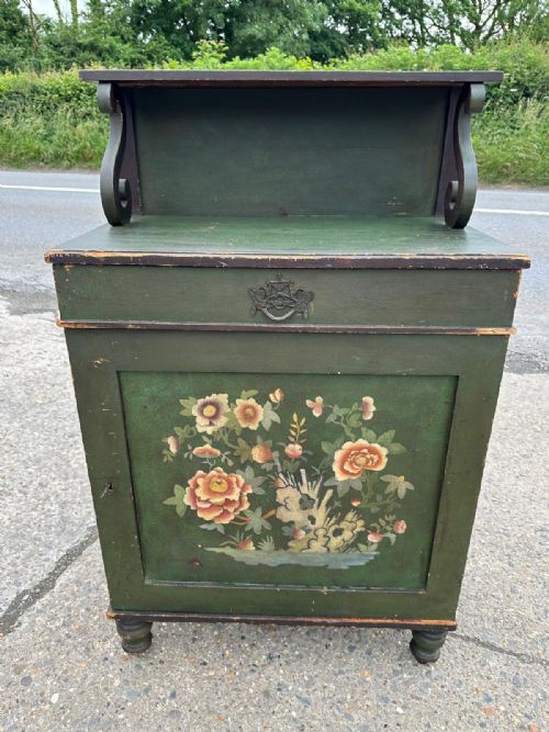 VICTORIAN PINE CUPBOARD WITH RAISED SHELF - ADDITIONAL PHOTO 11