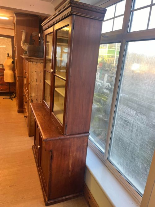 VICTORIAN PINE GLAZED TOP DRESSER - ADDITIONAL PHOTO 5