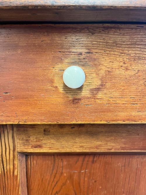 VICTORIAN PINE GLAZED TOP DRESSER - ADDITIONAL PHOTO 10