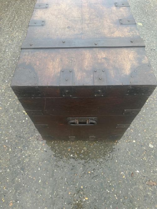 19TH CENTURY OAK SILVER CHEST BY CARRINGTON CO REGENT STREET LONDON - ADDITIONAL PHOTO 3