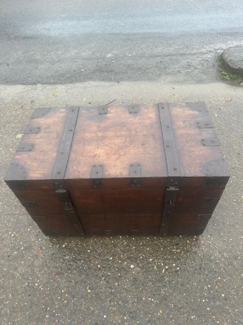 19TH CENTURY OAK SILVER CHEST BY CARRINGTON CO REGENT STREET LONDON - ADDITIONAL PHOTO 8