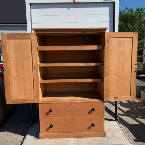 VICTORIAN PINE LINEN PRESS - ADDITIONAL PHOTO 8