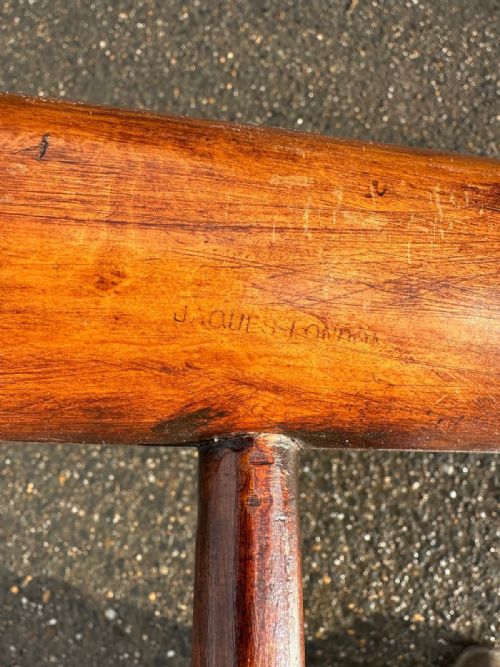 AN EARLY 20TH CENTURY JACQUES OF LONDON CROQUET SET RETAILED BY HARRODS - ADDITIONAL PHOTO 6