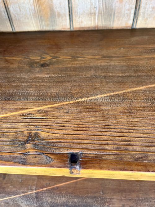 A VICTORIAN PINE 2 DOOR CUPBOARD - ADDITIONAL PHOTO 9