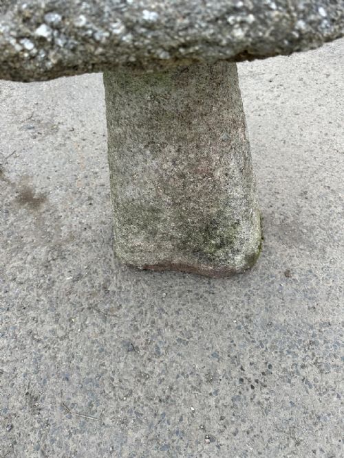 CIRCA 1800 CORNISH GRANITE STADDLE STONE - ADDITIONAL PHOTO 1