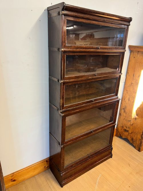 EARLY 20TH CENTURY 19101920 OAK GLOBE WERNICKE SECTIONAL BOOKCASE - ADDITIONAL PHOTO 2