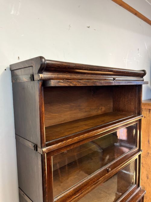 EARLY 20TH CENTURY 19101920 OAK GLOBE WERNICKE SECTIONAL BOOKCASE - ADDITIONAL PHOTO 4