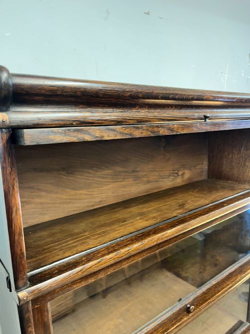 EARLY 20TH CENTURY 19101920 OAK GLOBE WERNICKE SECTIONAL BOOKCASE - ADDITIONAL PHOTO 2