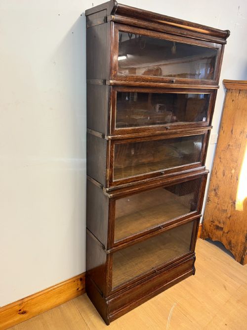 EARLY 20TH CENTURY 19101920 OAK GLOBE WERNICKE SECTIONAL BOOKCASE - ADDITIONAL PHOTO 6