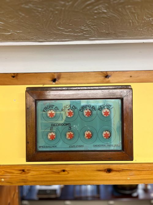 CIRCA 1900 SERVANTS BELL BOARD 'AMES AND WILLMER CHICHESTER' - ADDITIONAL PHOTO 1