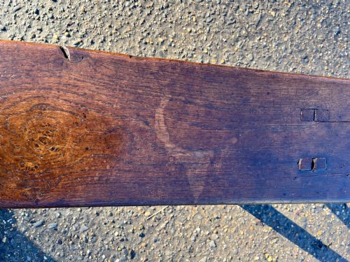 18TH CENTURY OAK BENCH STOOL - ADDITIONAL PHOTO 6