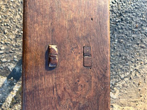 18TH CENTURY OAK BENCH STOOL - ADDITIONAL PHOTO 8