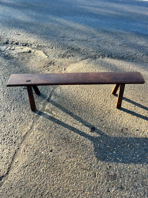 18TH CENTURY OAK BENCH STOOL - ADDITIONAL PHOTO 7
