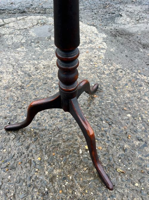 CIRCA 1800 GEORGIAN MAHOGANY TILT TOP TABLE - ADDITIONAL PHOTO 3