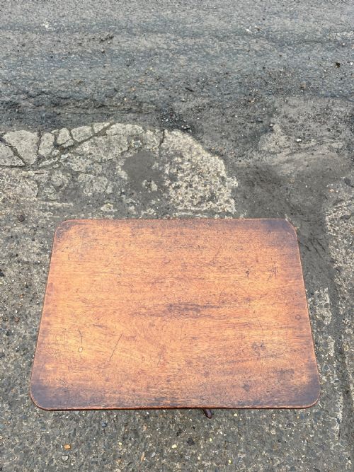 CIRCA 1800 GEORGIAN MAHOGANY TILT TOP TABLE - ADDITIONAL PHOTO 4