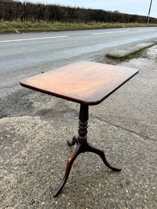CIRCA 1800 GEORGIAN MAHOGANY TILT TOP TABLE - ADDITIONAL PHOTO 5