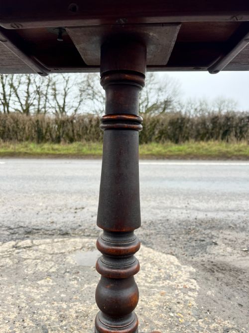 CIRCA 1800 GEORGIAN MAHOGANY TILT TOP TABLE - ADDITIONAL PHOTO 7