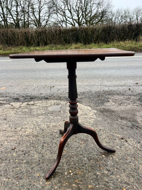 CIRCA 1800 GEORGIAN MAHOGANY TILT TOP TABLE - ADDITIONAL PHOTO 8