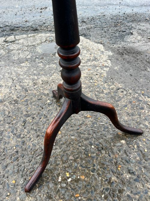 CIRCA 1800 GEORGIAN MAHOGANY TILT TOP TABLE - ADDITIONAL PHOTO 9