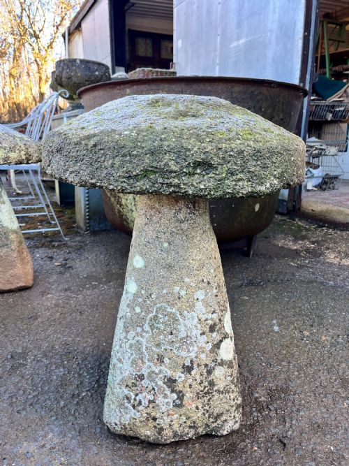 CIRCA 1800 CORNISH GRANITE STADDLE STONE - ADDITIONAL PHOTO 1