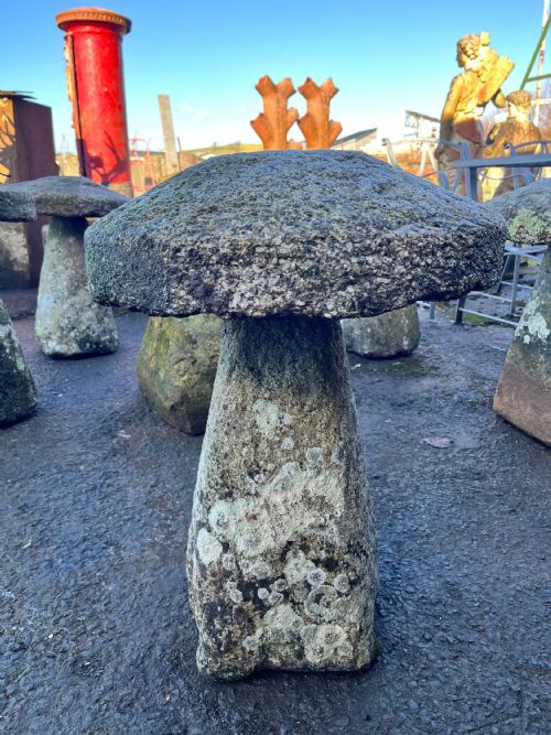 CIRCA 1800 CORNISH GRANITE STADDLE STONE - ADDITIONAL PHOTO 3