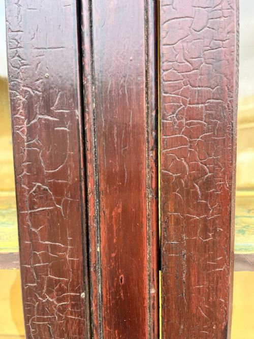 VICTORIAN GLAZED DRESSER IN ORIGINAL PAINT - ADDITIONAL PHOTO 14