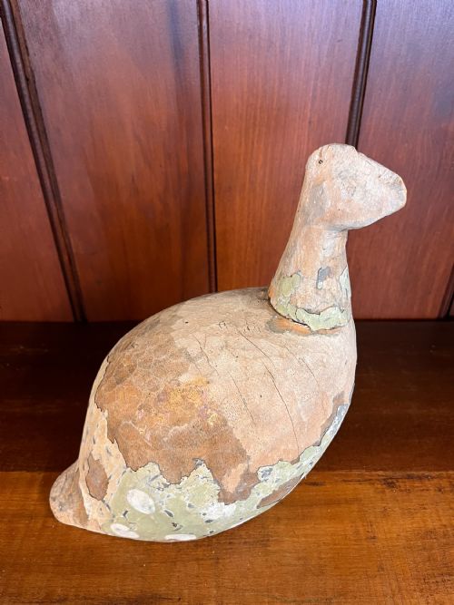 3 HAND CARVED DECOY GUINEA FOWL - ADDITIONAL PHOTO 4