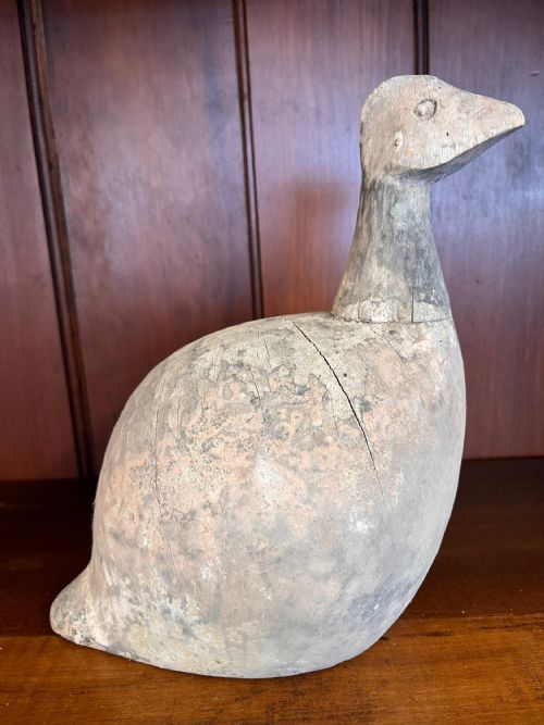 3 HAND CARVED DECOY GUINEA FOWL - ADDITIONAL PHOTO 8