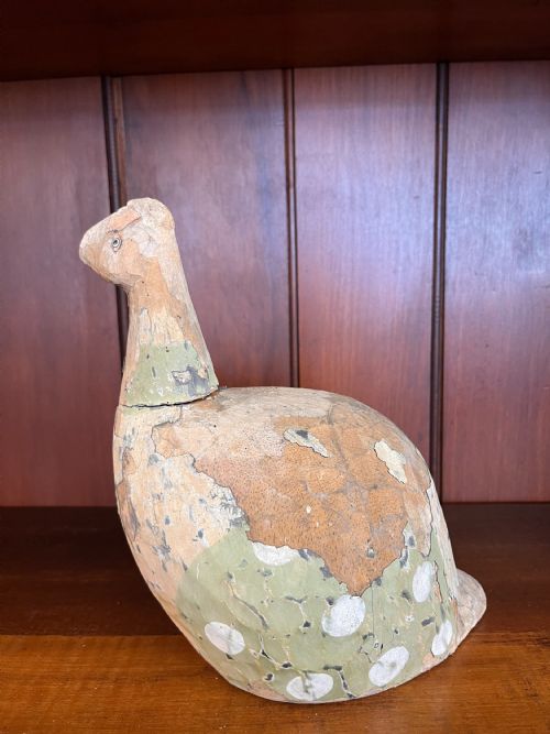 3 HAND CARVED DECOY GUINEA FOWL - ADDITIONAL PHOTO 13