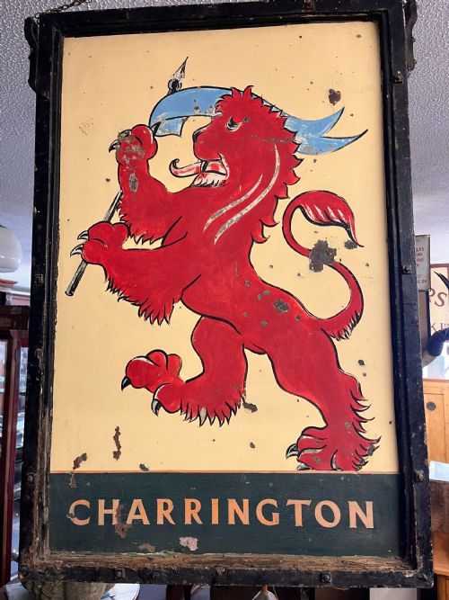 EARLY 20TH CENTURY RED LION CHARRINGTON PUB SIGN - ADDITIONAL PHOTO 3
