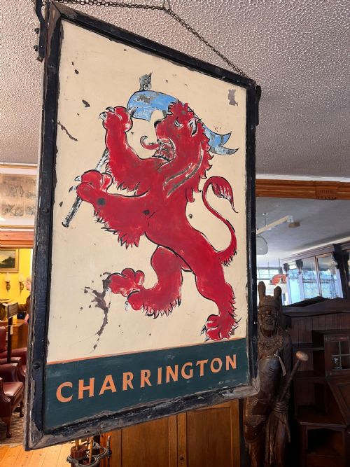 EARLY 20TH CENTURY RED LION CHARRINGTON PUB SIGN - ADDITIONAL PHOTO 7