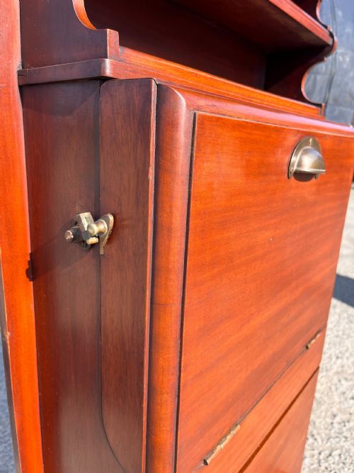 LATE 19TH CENTURY MAHOGANY SHIP WASHSTAND - ADDITIONAL PHOTO 4