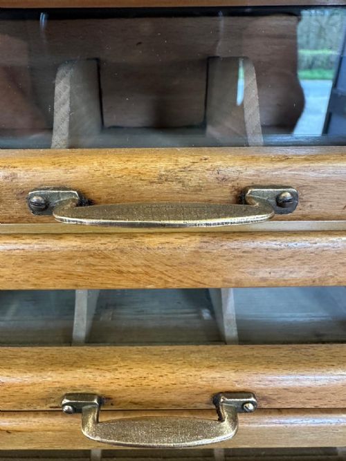CLARK'S ANCHOR COTTON REEL SPOOL HABERDASHERY SHOP DISPLAY DRAWERS - ADDITIONAL PHOTO 5