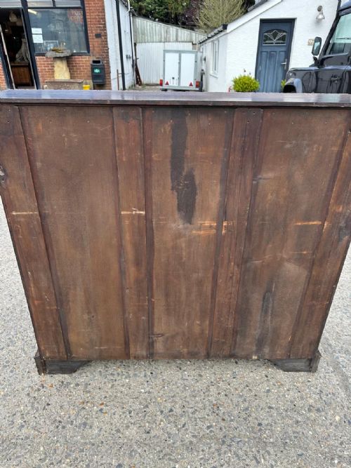 VICTORIAN CARVED OAK OPEN BOOKCASE WITH FOLIATE GREEN MAN MASK CARVINGS - ADDITIONAL PHOTO 5