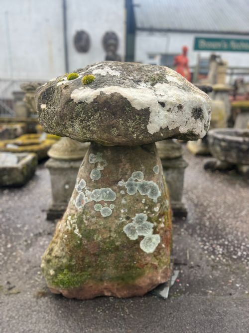 LARGE 19TH CENTURY COTSWOLD STONE STADDLE STONE - ADDITIONAL PHOTO 4