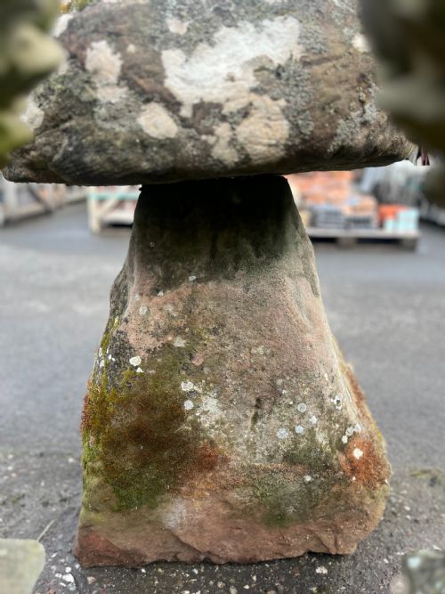 LARGE 19TH CENTURY COTSWOLD STONE STADDLE STONE - ADDITIONAL PHOTO 6