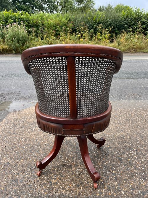 19TH CENTURY SWIVEL DESK CHAIR - ADDITIONAL PHOTO 5