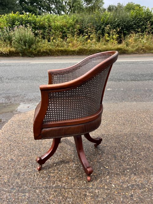 19TH CENTURY SWIVEL DESK CHAIR - ADDITIONAL PHOTO 6