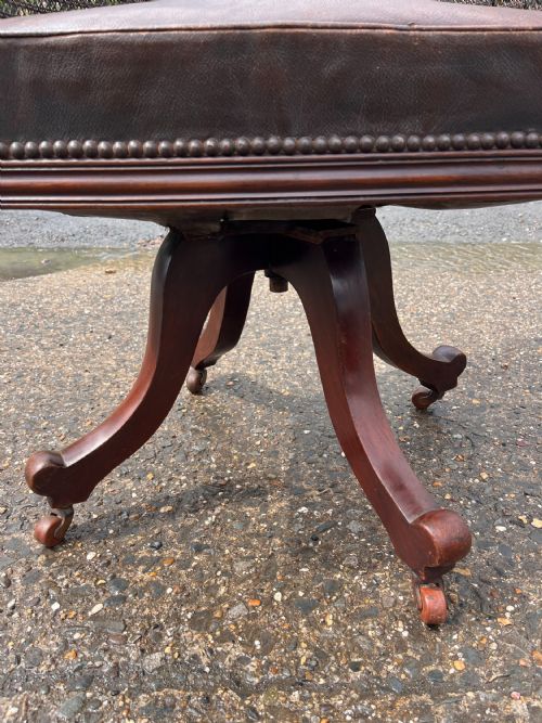 19TH CENTURY SWIVEL DESK CHAIR - ADDITIONAL PHOTO 9