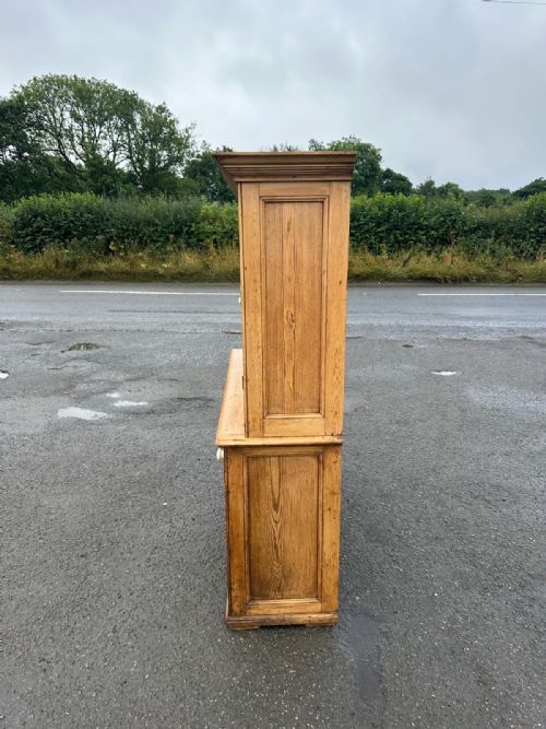VICTORIAN PINE GLAZED TOP DRESSER - ADDITIONAL PHOTO 6