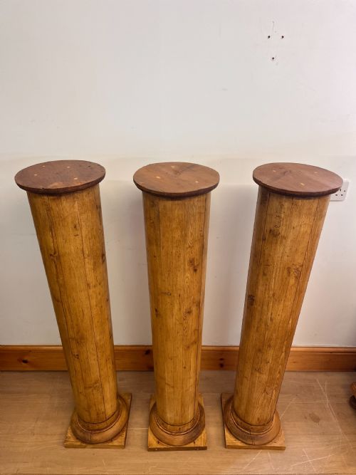 GEORGIAN 1820 PINE PILLARS FROM BYES TOLL HOUSE SIDMOUTH M517 3 AVAILABLE 275 EACH - ADDITIONAL PHOTO 4