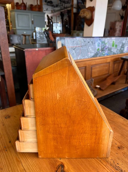 1930S FLORA MACDONALD NEEDLES MIRRORED COUNTER TOP DISPLAY CABINET - ADDITIONAL PHOTO 3