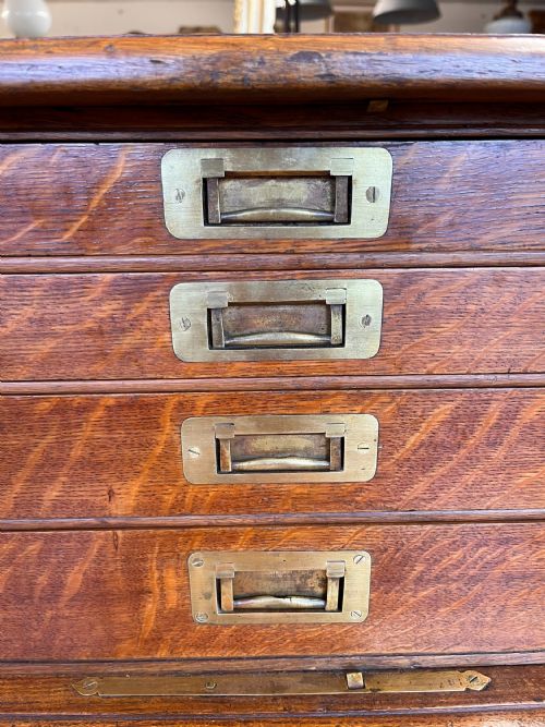 VICTORIAN OAK CUTLERY CANTEEN EMPTY - ADDITIONAL PHOTO 6