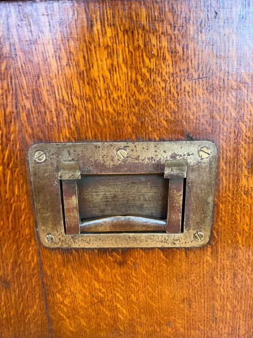 VICTORIAN OAK CUTLERY CANTEEN EMPTY - ADDITIONAL PHOTO 10