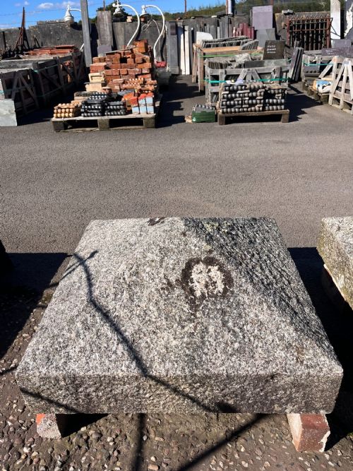 A PAIR OF VICTORIAN CORNISH GRANITE PILLAR CAPS FROM A METHODIST CHAPEL DATED 1880 - ADDITIONAL PHOTO 7