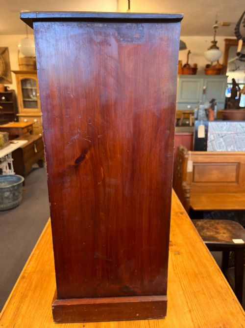 VICTORIAN MAHOGANY DISPLAY CABINET HOUSING A BUTTERFLY COLLECTION - ADDITIONAL PHOTO 12