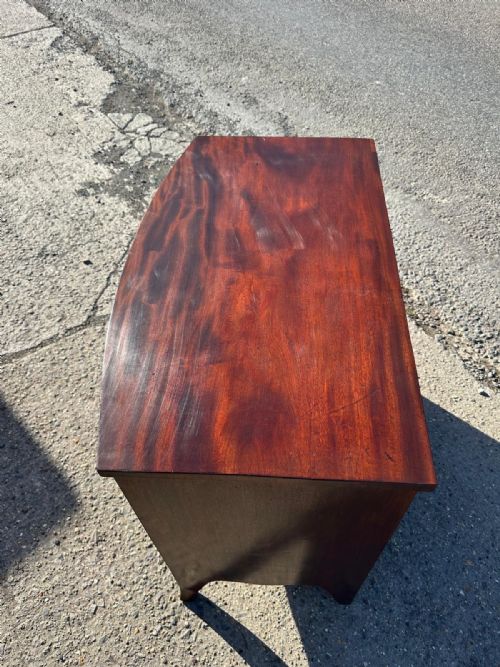 GEORGIAN 1800ISH 2 2 MAHOGANY CHEST OF DRAWERS - ADDITIONAL PHOTO 7