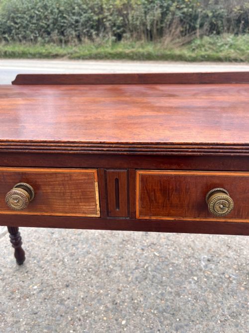 VICTORIAN MAHOGANY WRITING DESK - ADDITIONAL PHOTO 2