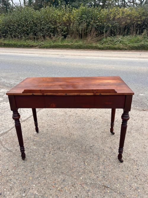 VICTORIAN MAHOGANY WRITING DESK - ADDITIONAL PHOTO 7